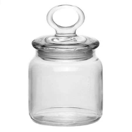 Банка для сыпучих продуктов 575мл стекло КИТЧЕН СЛИМ с крышкой п/у (6)