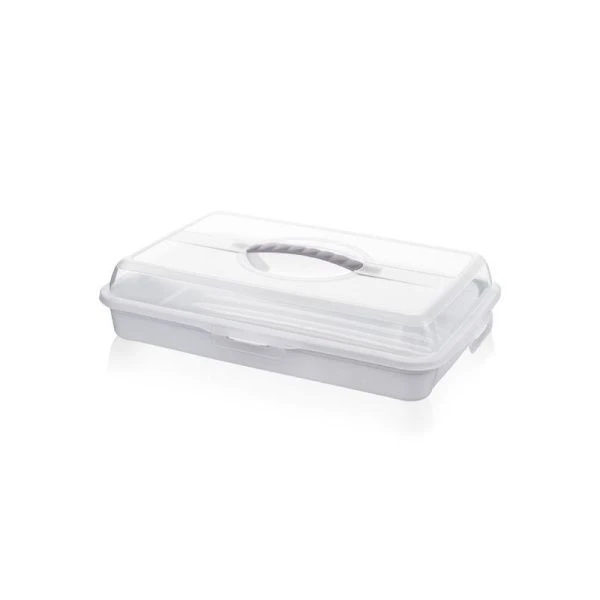 Контейнер пищевой для выпечки 43*30*10,5см пластик (12)