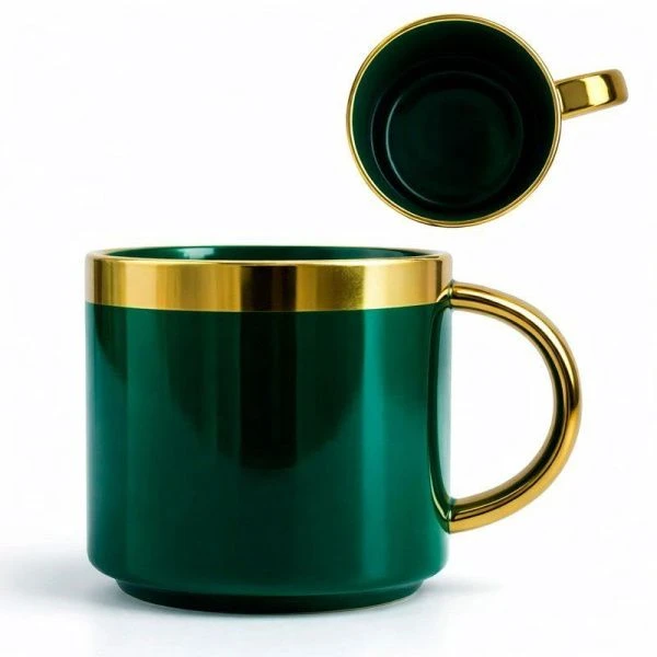 Кружка 250мл керамика GRAZIA темно-зеленый
