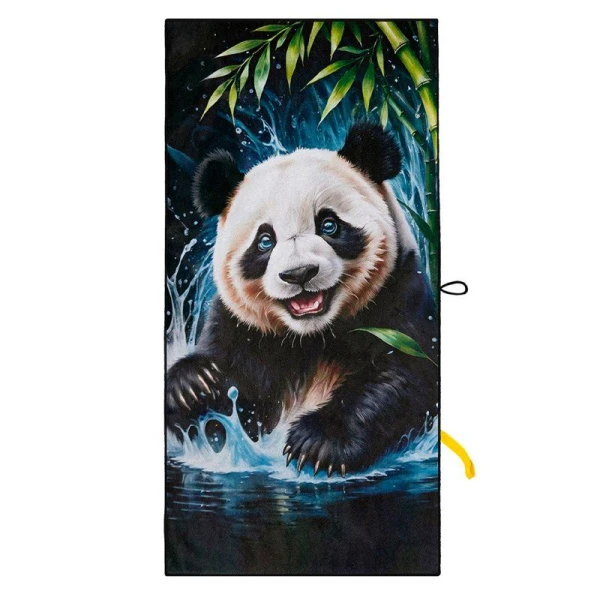 Полотенце пляжное микрофибра 70*140см The Panda 300гр м0997 L