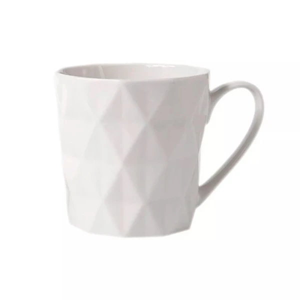 Кружки набор 4пр 380мл фарфор Nova белый Геометрия подар.уп. MW475-DI0429 (4)