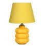 Лампа настольная с абажуром керамика 35см зеленый/желтый YM220312 (24)