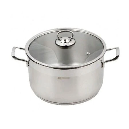 Кастрюля 5,5л нерж.сталь СОФИЯ стекл.крышка 22см арт.9920-520-0 (8)