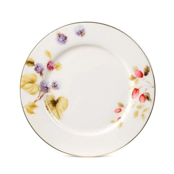 Тарелка мелкая 19см фарфор BERRIES десертная TDP604 (24) ВЫВОД