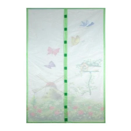 Москитная сетка на магнитах полиэстер 100*210см цв. изображение Бабочки (40)