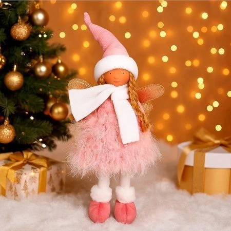 Фигурка новогодняя ФЕЯ 44*18*15см текстиль JC-16801 (56)