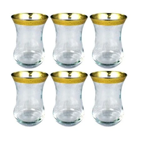 Стаканы армуды набор 6шт стекло НЕЖНОСТЬ TAV34-511/S/Z/6 (6)