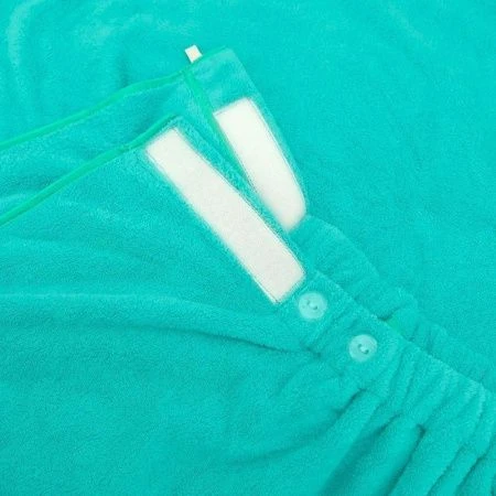 Набор для сауны женский микрофибра 2пр (килт 150*80см, чалма 65*25см) мятный м0906_34