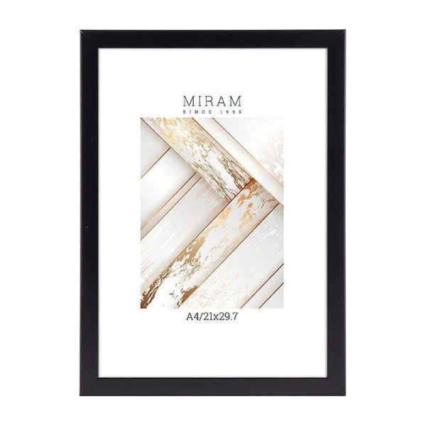 Фоторамка с ножкой 21*29,7см пластик 641877-A4 (12)