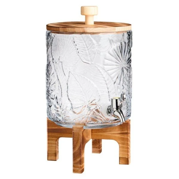 Лимонадница 4л стекло FLORA (4)