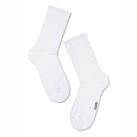 Носки женские хлопковые CONTE Active р.25 (38-39), 000 белые