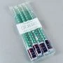 Набор свечей парафин 4шт. 25*1,7см зеленый FG-193 (72)