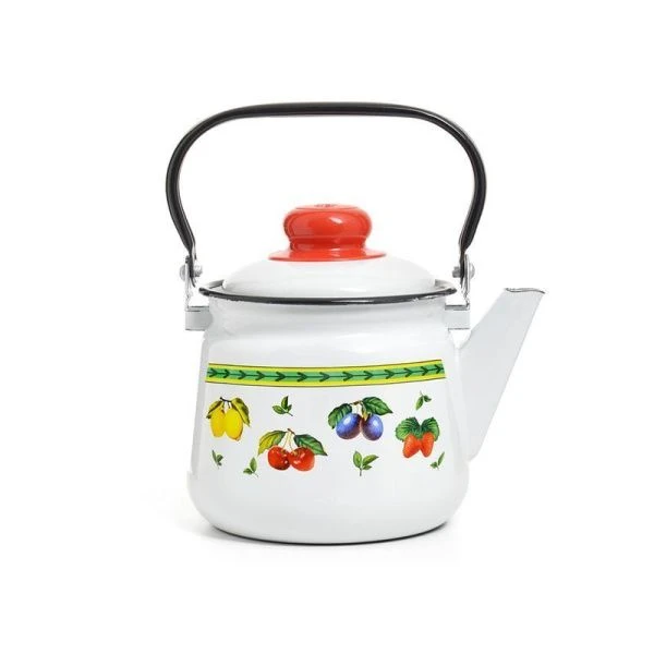 Чайник 1,5л эмаль ФРУКТОВОЕ АССОРТИ (8)