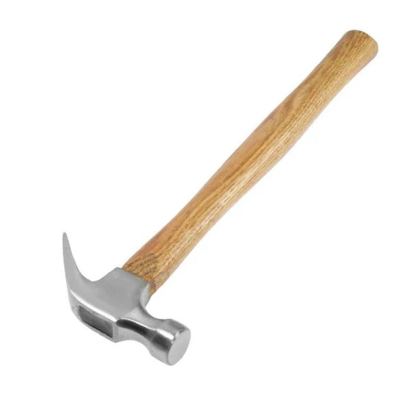 Молоток-гвоздодер металл/дерево 225г с рукояткой  LOM (1)
