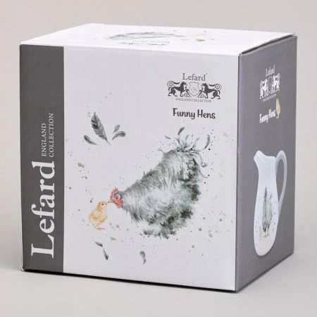 Кувшин 1100мл 18*13*16,5см керамика FUNNY HENS (16)