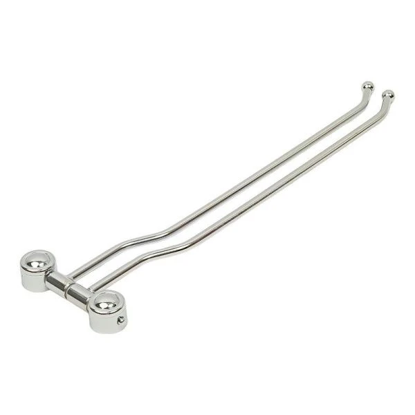 Держатель для полотенца двойной 46*12*2см металл РЫЖИЙ КОТ B0924 (24)