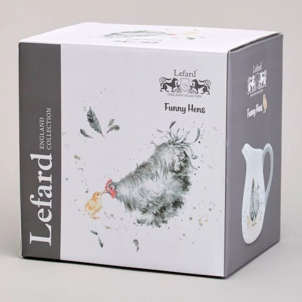 Кувшин 1100мл 18*13*16,5см керамика FUNNY HENS (16)