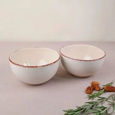 Тарелка глубокая 590мл 18см керамика Аэрография АРКТИКА (6/36)