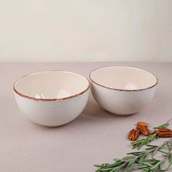 Тарелка глубокая 590мл 18см керамика Аэрография АРКТИКА (6/36)