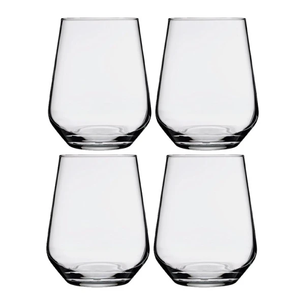 Стаканы набор 4шт 425мл стекло АЛЛЕГРА низкие (6)