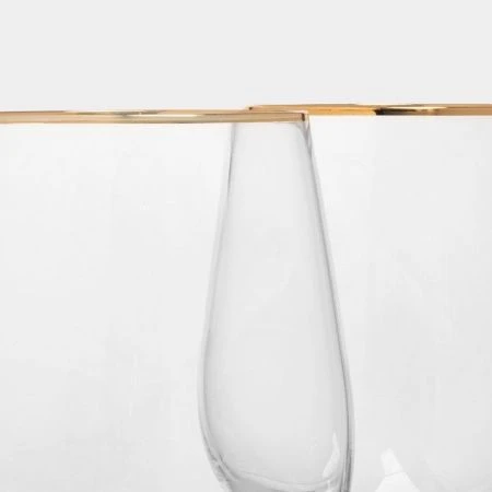 Стаканы набор 2шт 500мл стекло Ravello с золотистым кантом ANLAF-EOTU08