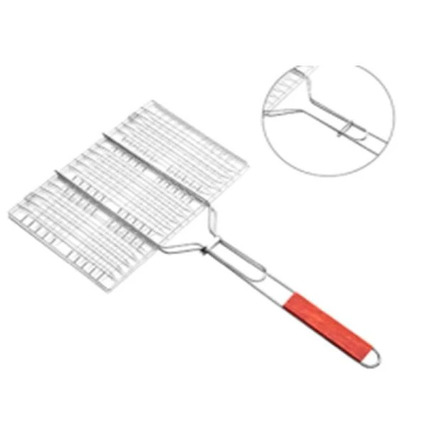 Решетка для барбекю 600*340*220*20мм металл хром 2К-РБ006 (30)