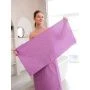 Набор для сауны женский вафельный 2пр (килт 90*146см, полотенце 47*90см) Сиреневый