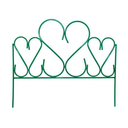 Заборчик садовый металл 5 секций Амурный 0,71*0,80м (1)