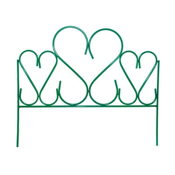 Заборчик садовый металл 5 секций Амурный 0,71*0,80м (1)