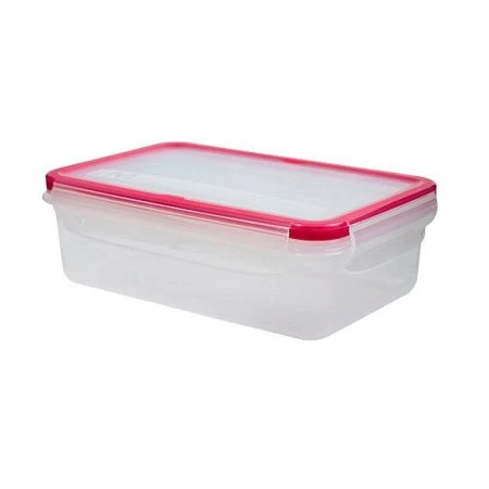 Контейнер пищевой 1л 201*131*64мм пластик ЭКСТРА ЛОК Light M герметичный красный (12)
