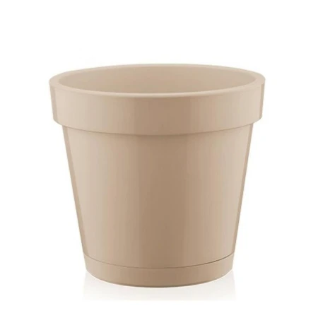 Горшок для цветов 2,3л пластик ИСТАМБУЛ кофейный (48)