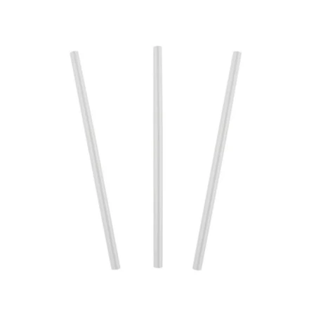 Трубочки для коктейля пластик 250шт. прямые прозрачные 8*240мм Complement (54)