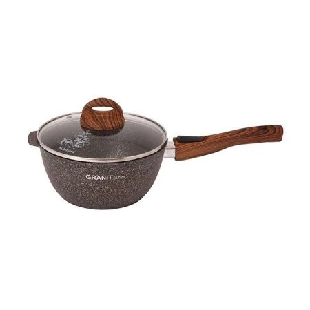 Ковш 2,2л алюминий АП GRANIT ULTRA Original со стекл.крышкой съемной ручкой (4)