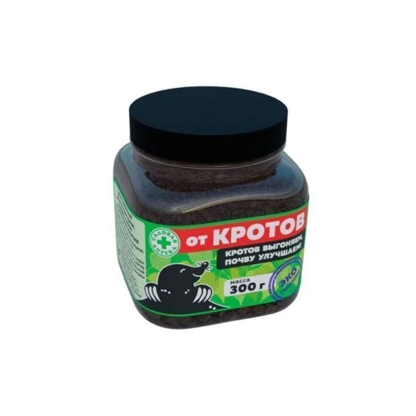 Деготь древесный ЭКО гранулы от кротов 300г (15)