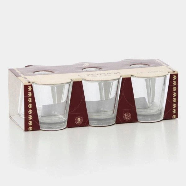 Стопки набор 6шт 50мл стекло ОДА (18)