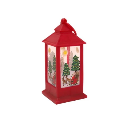 Фонарь новогодний Merry Christmas пластик 12*5*5см красный, работает от батареек JC-15149 (360) Фонарь новогодний Merry Christmas пластик 12*5*5см красный, работает от батареек JC-15149 (360)