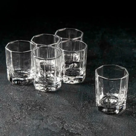 Стопки для ликера набор 6шт 60мл стекло КОШЕМ (12)