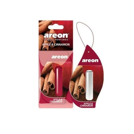 Ароматизатор подвесной сухой   с капсулой Areon LIQUID 5мл. Apple & Cinnamon (Яблоко и Корица) (24)
