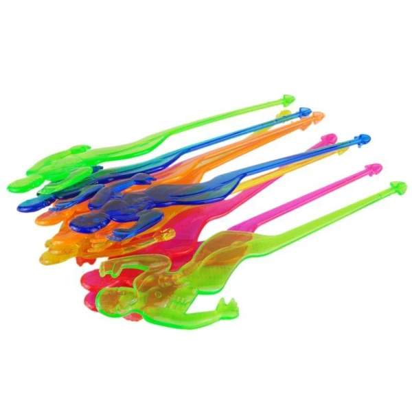 Ложки для коктейля АТЛЕТЫ 15см 10шт. цветные (400)