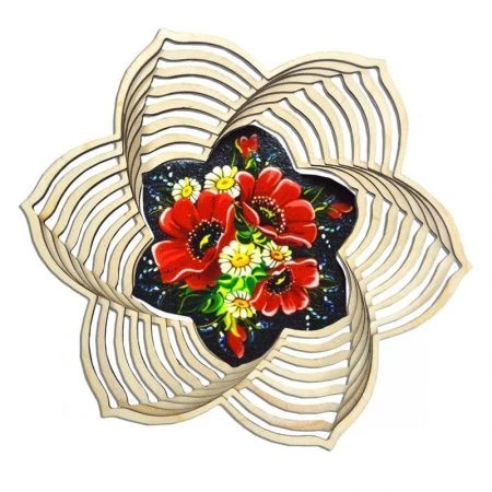 яяяХлебница МАКИ НОВЫЕ круглая d=250мм  ХЛ4