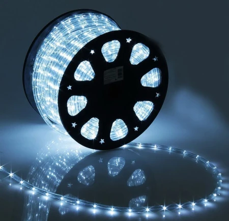 Дюралайт плоский 50м белый (переключатель, заглушка) JC-929 (1) Дюралайт плоский 50м белый (переключатель, заглушка) JC-929 (1)