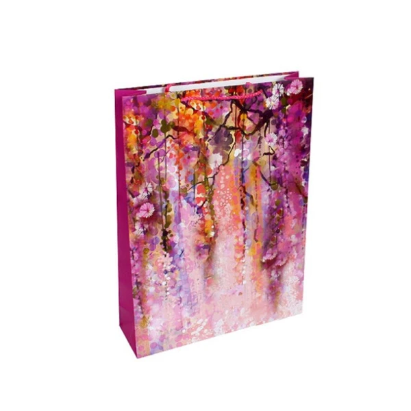 Пакет бумажный 33*45*10см  Волшебный сад (12/144)