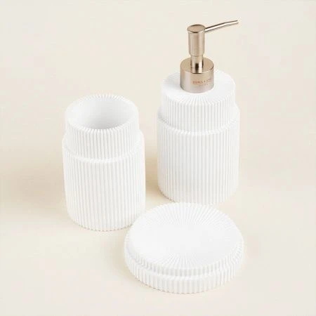 Набор для ванной, 3 предмета (Дозатор, мыльница, стакан)   9951840