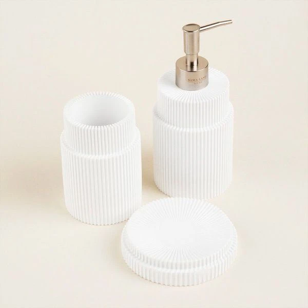 Набор для ванной, 3 предмета (Дозатор, мыльница, стакан)   9951840