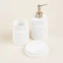 Набор для ванной, 3 предмета (Дозатор, мыльница, стакан)   9951840
