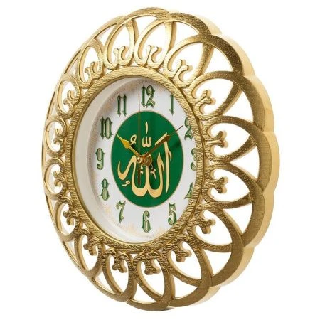 Часы настенные 30см пластик РУБИН Молитва золотой 3016-003 (10)