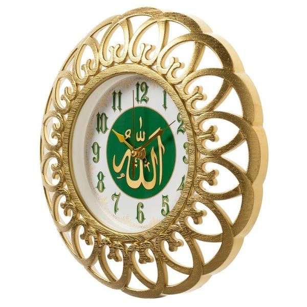 Часы настенные 30см пластик РУБИН Молитва золотой 3016-003 (10)