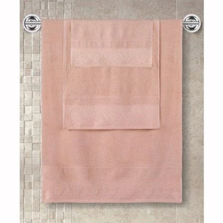 Полотенце махровое 50*90см жаккард Karna SIESTA (Абрикосовый) 380г