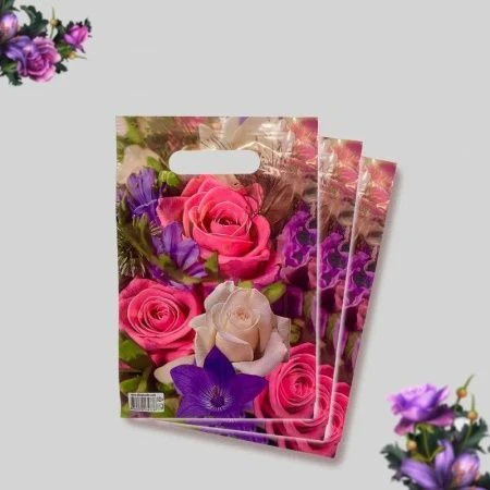 Пакет с вырубной ручкой 20*30см Лирика п/э н00128840 H