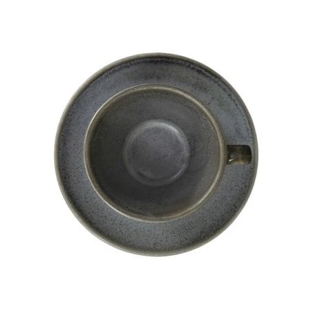 Чайный набор 2пр фарфор URBANO на 1 персону 200мл серый [4613/4615cem] (6)